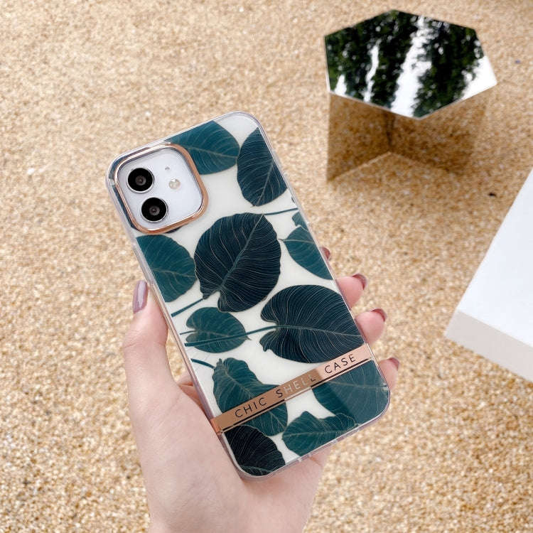 Translucent Electroplating Flower Phone Case, For iPhone 14, For iPhone 14 Pro, For iPhone 14 Plu...