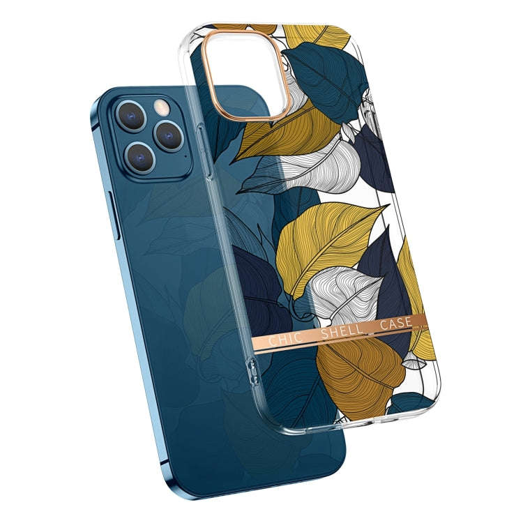 Translucent Electroplating Flower Phone Case, For iPhone 14, For iPhone 14 Pro, For iPhone 14 Plu...