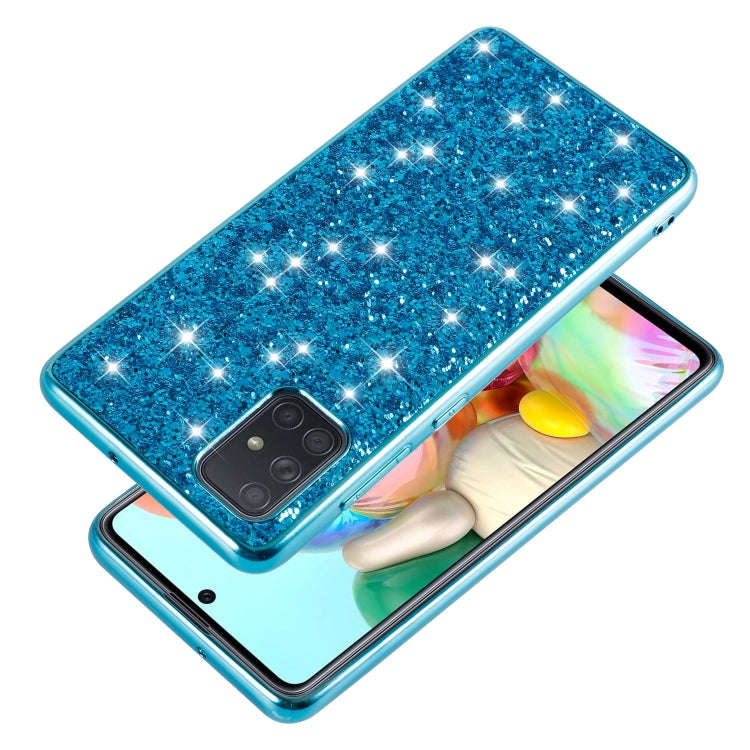 Plating Glittery Powder Shockproof TPU Protective Case, For Samsung Galaxy A51, For Samsung Galax...
