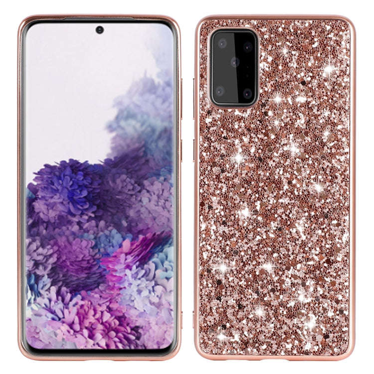 Plating Glittery Powder Shockproof TPU Protective Case, For Samsung Galaxy A51, For Samsung Galax...