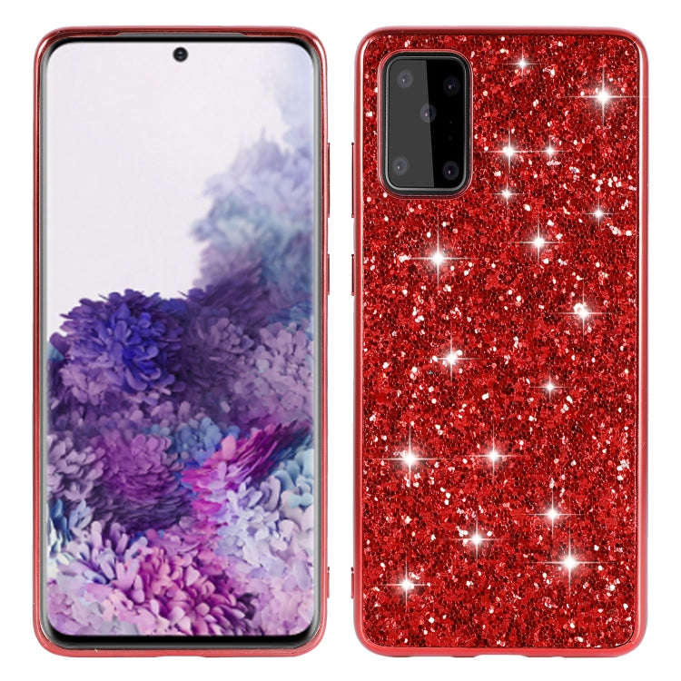 Plating Glittery Powder Shockproof TPU Protective Case, For Samsung Galaxy A51, For Samsung Galax...
