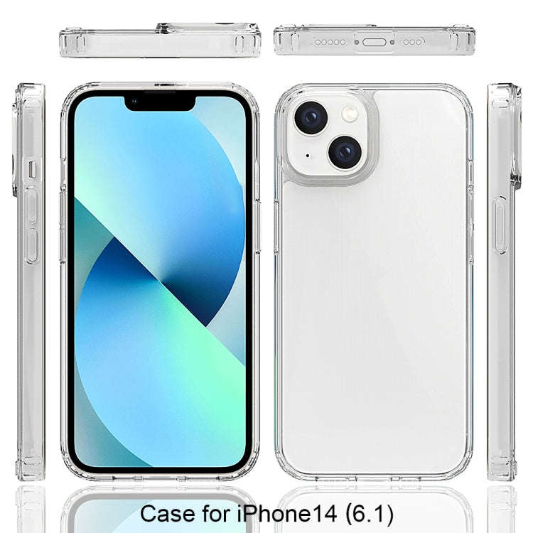 Shockproof Scratchproof TPU + Acrylic Phone Case, For iPhone 14, For iPhone 14 Plus, For iPhone 1...