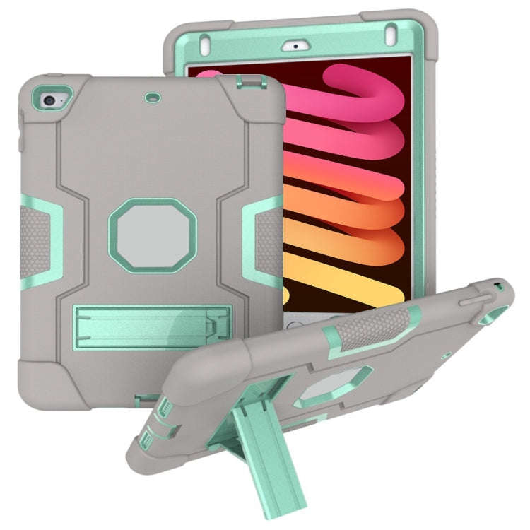 Silicone + PC Protective Case with Stand, For iPad 4 / 3 / 2, For iPad mini 3/2/1