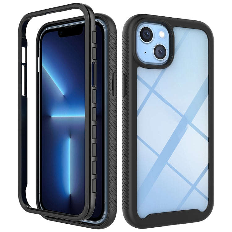 Starry Sky Solid Color PC + TPU Phone Case, For iPhone 14 Plus, For iPhone 14, For iPhone 14 Pro,...
