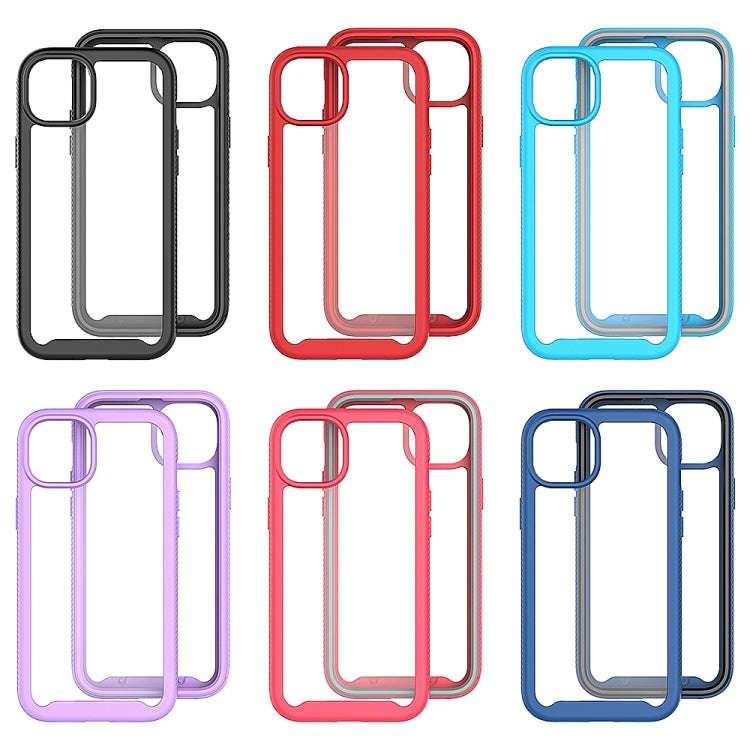 Starry Sky Solid Color PC + TPU Phone Case, For iPhone 14 Plus, For iPhone 14, For iPhone 14 Pro,...
