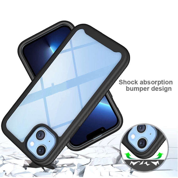 Starry Sky Solid Color PC + TPU Phone Case, For iPhone 14 Plus, For iPhone 14, For iPhone 14 Pro,...
