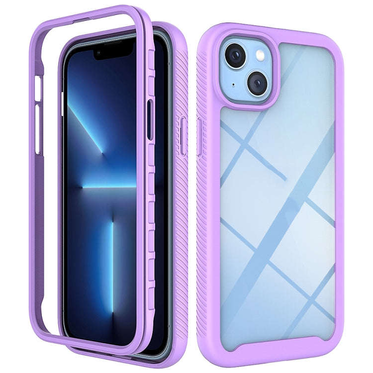Starry Sky Solid Color PC + TPU Phone Case, For iPhone 14 Plus, For iPhone 14, For iPhone 14 Pro,...