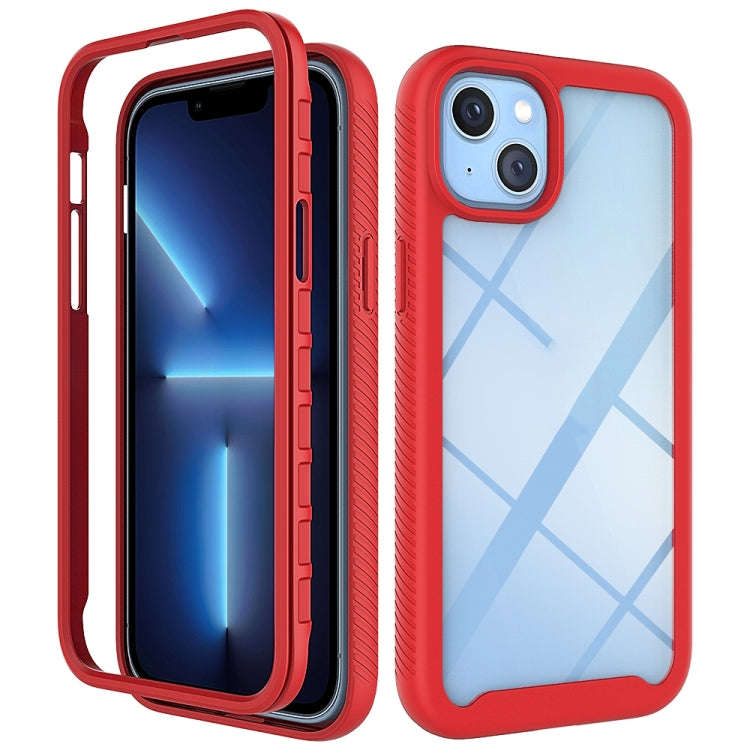 Starry Sky Solid Color PC + TPU Phone Case, For iPhone 14 Plus, For iPhone 14, For iPhone 14 Pro,...