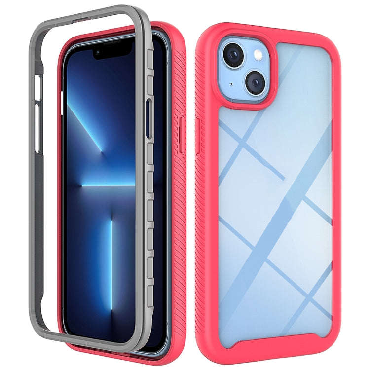 Starry Sky Solid Color PC + TPU Phone Case, For iPhone 14 Plus, For iPhone 14, For iPhone 14 Pro,...