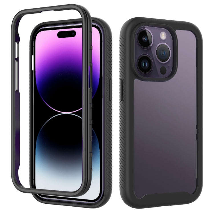 Starry Sky Solid Color PC + TPU Phone Case, For iPhone 14 Plus, For iPhone 14, For iPhone 14 Pro,...