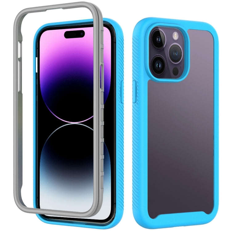 Starry Sky Solid Color PC + TPU Phone Case, For iPhone 14 Plus, For iPhone 14, For iPhone 14 Pro,...