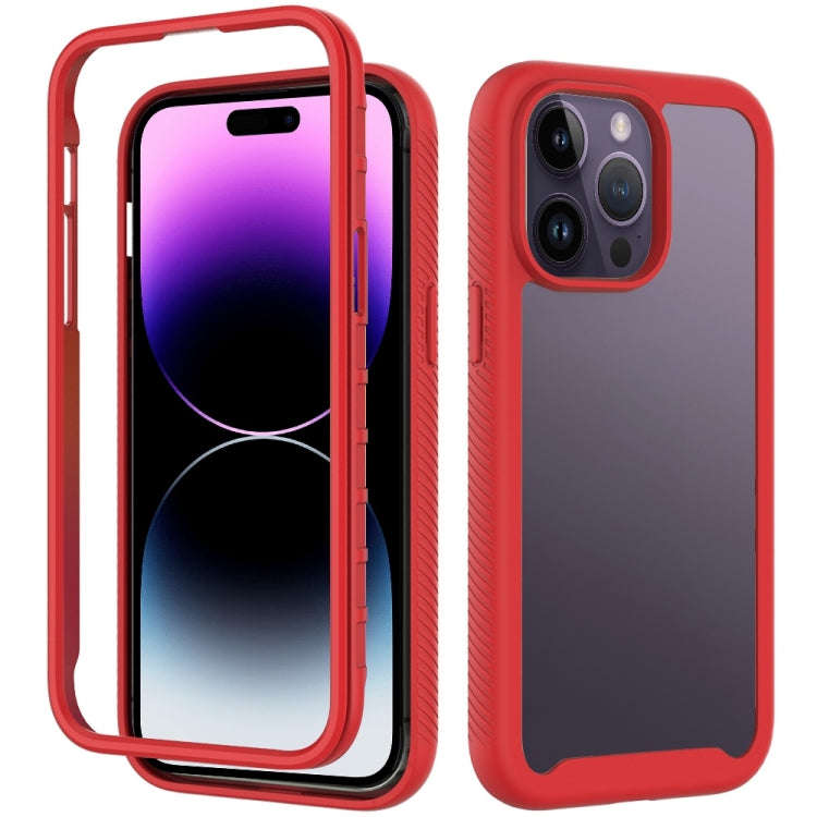 Starry Sky Solid Color PC + TPU Phone Case, For iPhone 14 Plus, For iPhone 14, For iPhone 14 Pro,...