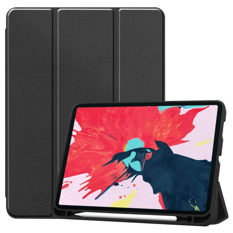 Custer Pattern TPU Smart Tablet Holster with Sleep Function & Tri-Fold Bracket & Pen Slot, For iP...