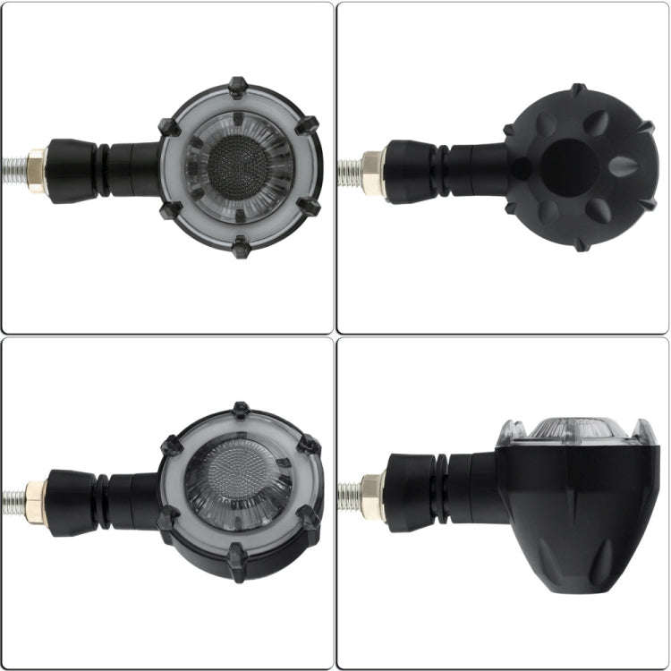 PE-ZSD-174 Motorcycle Flashing Rotation Mode LED Two-color Modified Round Turn Signal Light