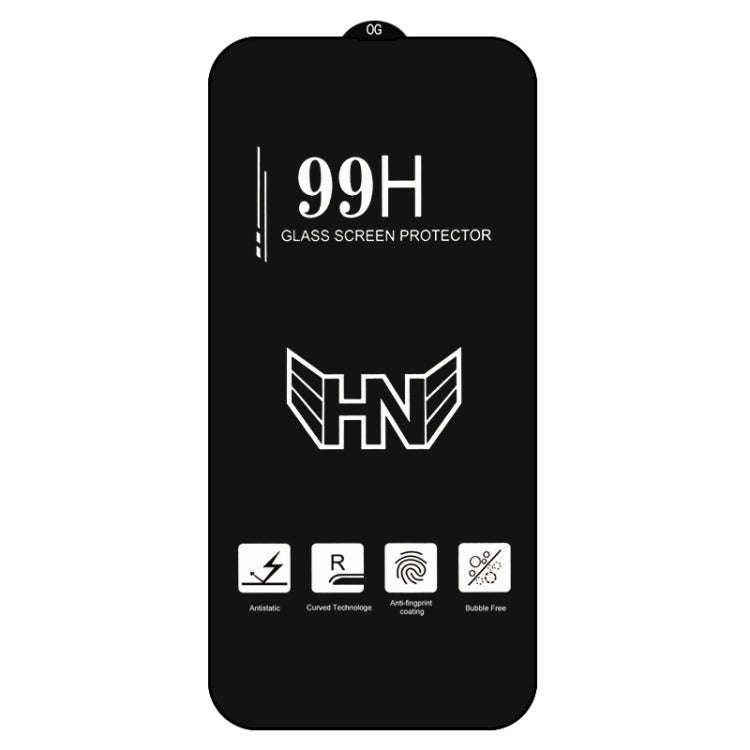25 PCS High Aluminum Large Arc Full Screen Tempered Glass Film, For iPhone 14 (25pcs), For iPhone...