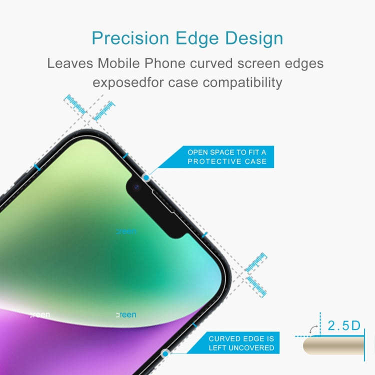 10 PCS 0.26mm 9H 2.5D Tempered Glass Film, For iPhone 14 (10pcs), For iPhone 14 Plus (10 PCS), Fo...