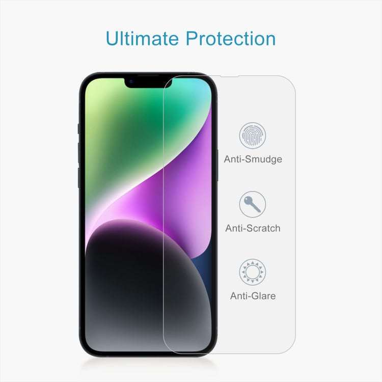 10 PCS 0.26mm 9H 2.5D Tempered Glass Film, For iPhone 14 (10pcs), For iPhone 14 Plus (10 PCS), Fo...