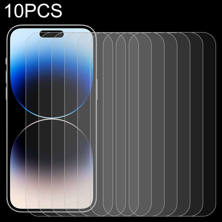 10 PCS 0.26mm 9H 2.5D Tempered Glass Film, For iPhone 14 (10pcs), For iPhone 14 Plus (10 PCS), Fo...