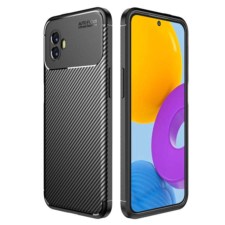 Precise Hole Carbon Fiber Texture Shockproof TPU Phone Case, For Samsung Galaxy Xcover6 Pro