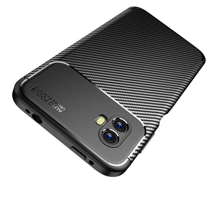 Precise Hole Carbon Fiber Texture Shockproof TPU Phone Case, For Samsung Galaxy Xcover6 Pro