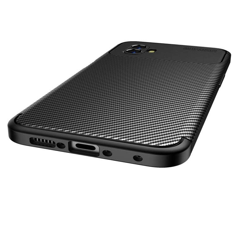 Precise Hole Carbon Fiber Texture Shockproof TPU Phone Case, For Samsung Galaxy Xcover6 Pro