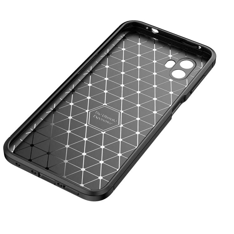 Precise Hole Carbon Fiber Texture Shockproof TPU Phone Case, For Samsung Galaxy Xcover6 Pro