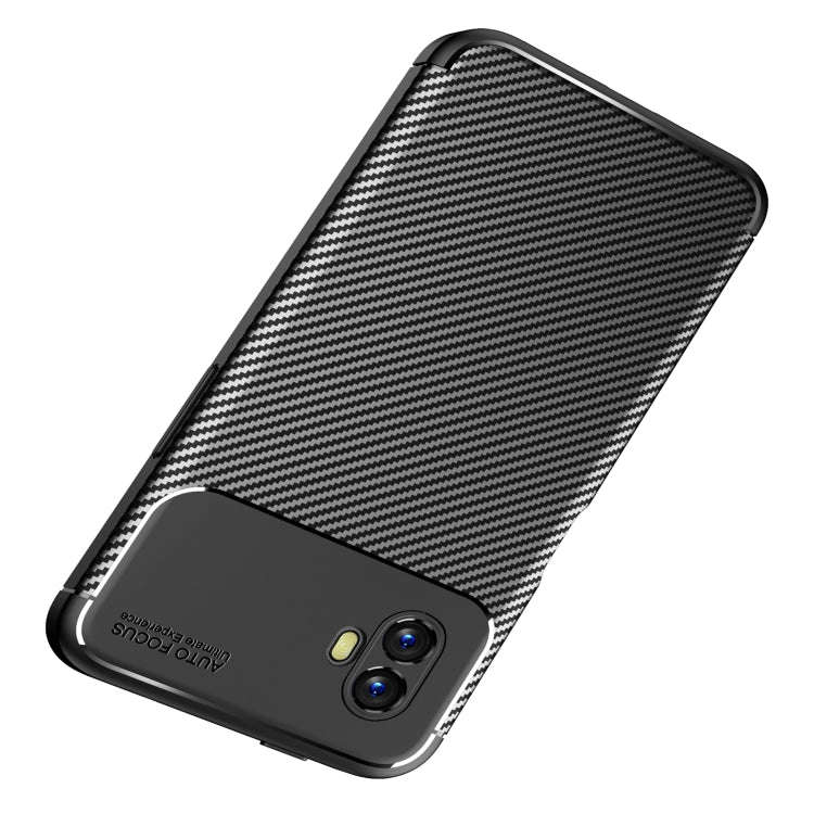 Precise Hole Carbon Fiber Texture Shockproof TPU Phone Case, For Samsung Galaxy Xcover6 Pro