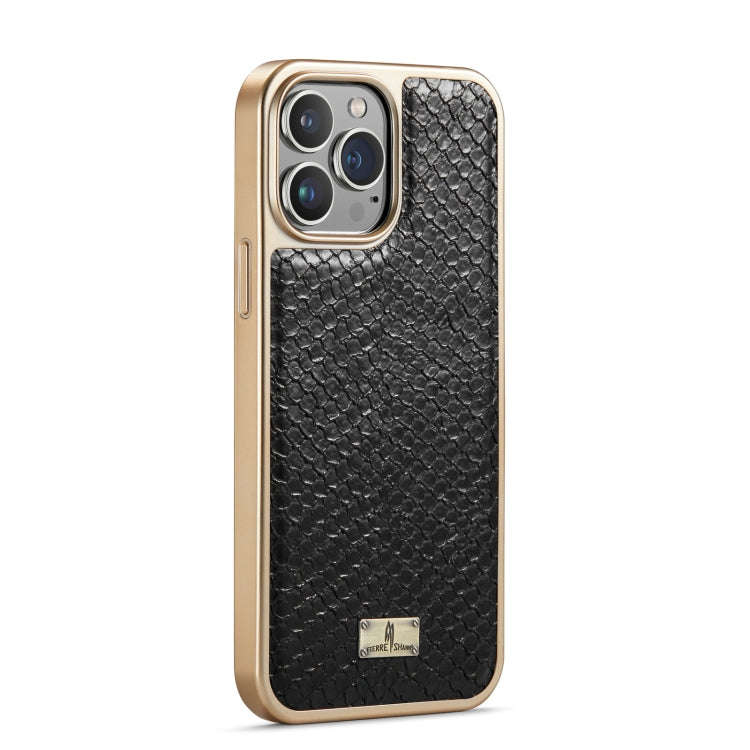 Snake Texture Electroplating PU Phone Case, For iPhone 13, For iPhone 13 Pro, For iPhone 13 Pro M...