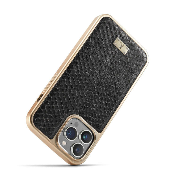 Snake Texture Electroplating PU Phone Case, For iPhone 13, For iPhone 13 Pro, For iPhone 13 Pro M...