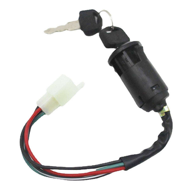 5 PCS Motocross Male Plug Ignition Key Switch Set for ATV 50cc-250cc, For ATV 50cc-250cc