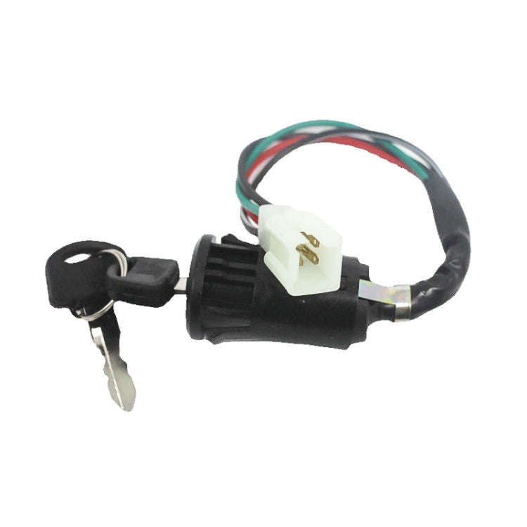 5 PCS Motocross Male Plug Ignition Key Switch Set for ATV 50cc-250cc, For ATV 50cc-250cc