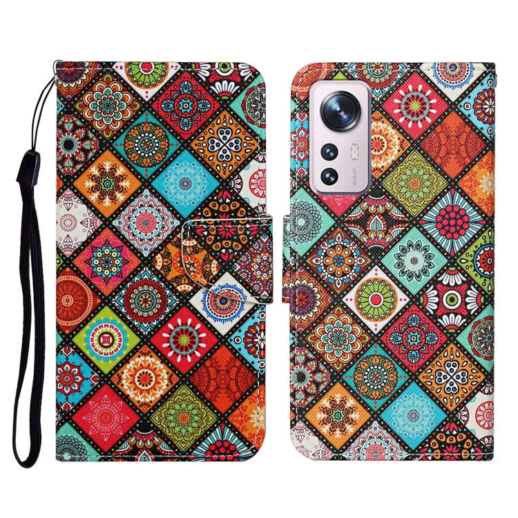 Colored Drawing Pattern Flip Leather Phone Case, For Xiaomi 12 Lite, For Xiaomi Poco X4 Pro 5G
