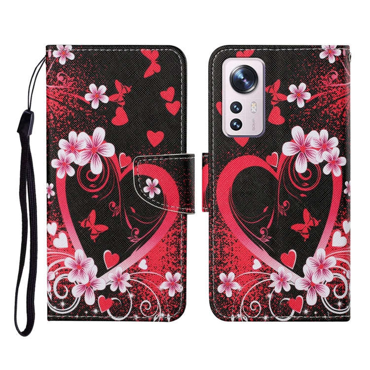 Colored Drawing Pattern Flip Leather Phone Case, For Xiaomi 12 Lite, For Xiaomi Poco X4 Pro 5G