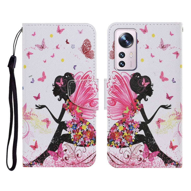 Colored Drawing Pattern Flip Leather Phone Case, For Xiaomi 12 Lite, For Xiaomi Poco X4 Pro 5G