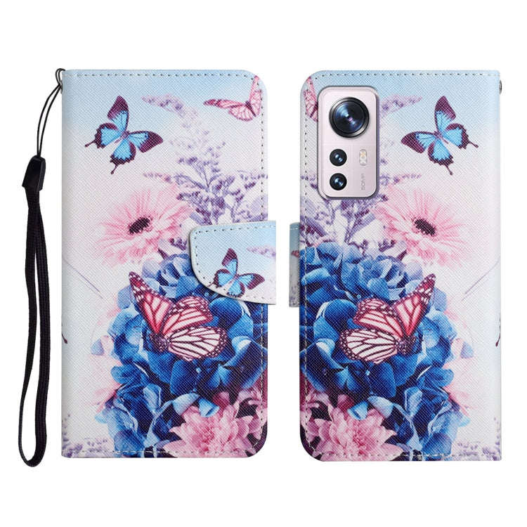 Colored Drawing Pattern Flip Leather Phone Case, For Xiaomi 12 Lite, For Xiaomi Poco X4 Pro 5G