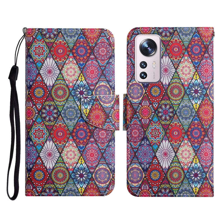 Colored Drawing Pattern Flip Leather Phone Case, For Xiaomi 12 Lite, For Xiaomi Poco X4 Pro 5G
