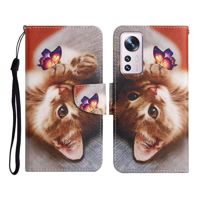 Colored Drawing Pattern Flip Leather Phone Case, For Xiaomi 12 Lite, For Xiaomi Poco X4 Pro 5G