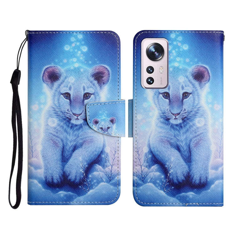 Colored Drawing Pattern Flip Leather Phone Case, For Xiaomi 12 Lite, For Xiaomi Poco X4 Pro 5G