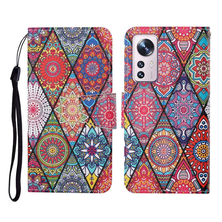 Colored Drawing Pattern Flip Leather Phone Case, For Xiaomi 12 Lite, For Xiaomi Poco X4 Pro 5G