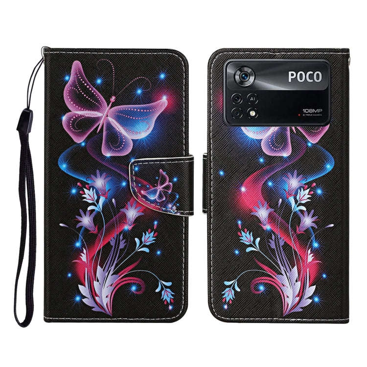 Colored Drawing Pattern Flip Leather Phone Case, For Xiaomi 12 Lite, For Xiaomi Poco X4 Pro 5G