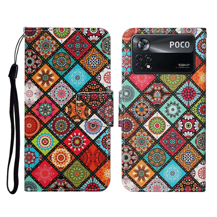 Colored Drawing Pattern Flip Leather Phone Case, For Xiaomi 12 Lite, For Xiaomi Poco X4 Pro 5G