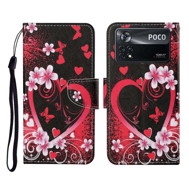Colored Drawing Pattern Flip Leather Phone Case, For Xiaomi 12 Lite, For Xiaomi Poco X4 Pro 5G