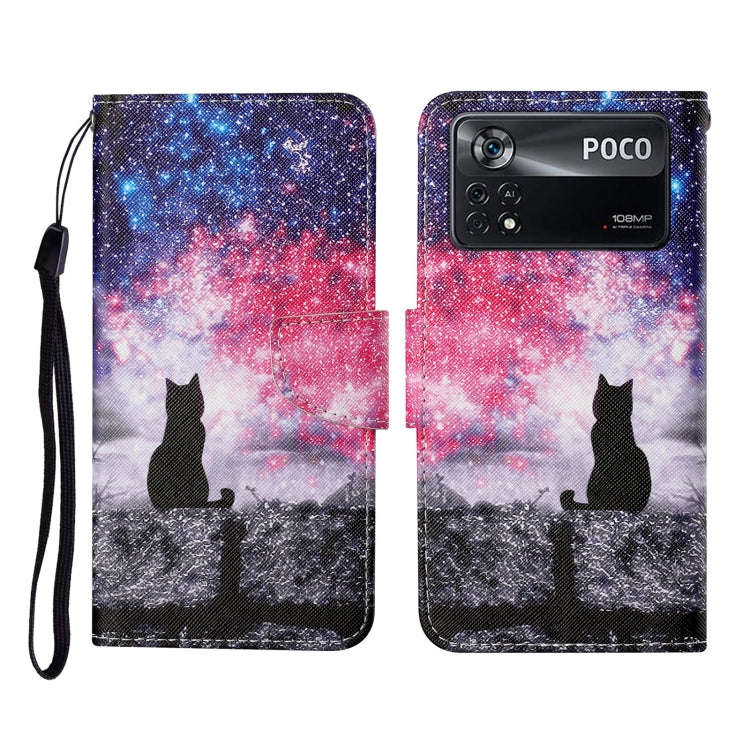 Colored Drawing Pattern Flip Leather Phone Case, For Xiaomi 12 Lite, For Xiaomi Poco X4 Pro 5G