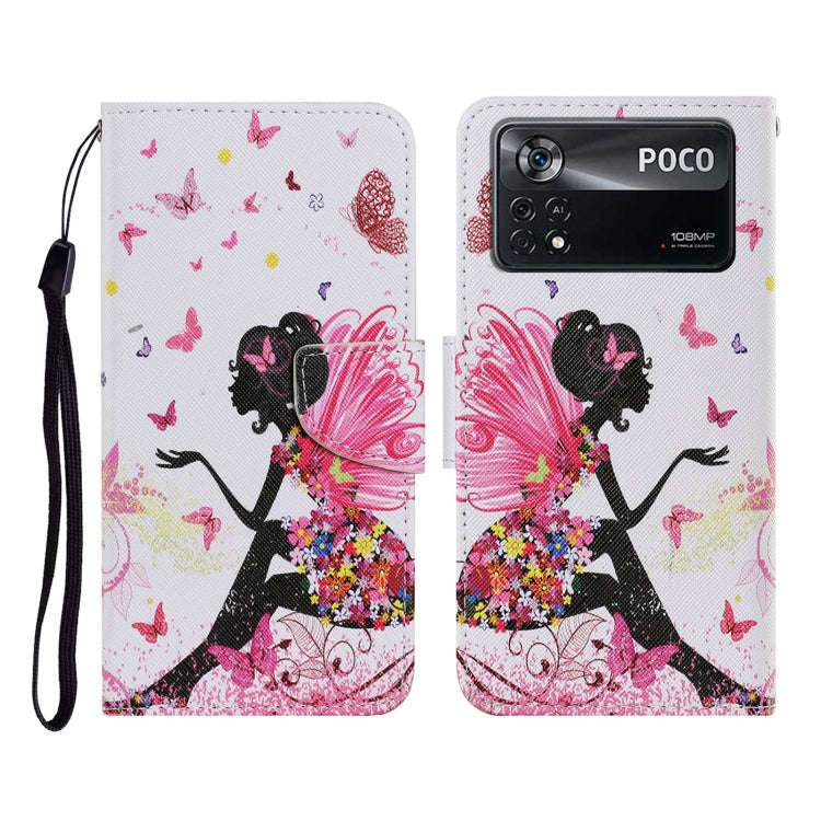 Colored Drawing Pattern Flip Leather Phone Case, For Xiaomi 12 Lite, For Xiaomi Poco X4 Pro 5G