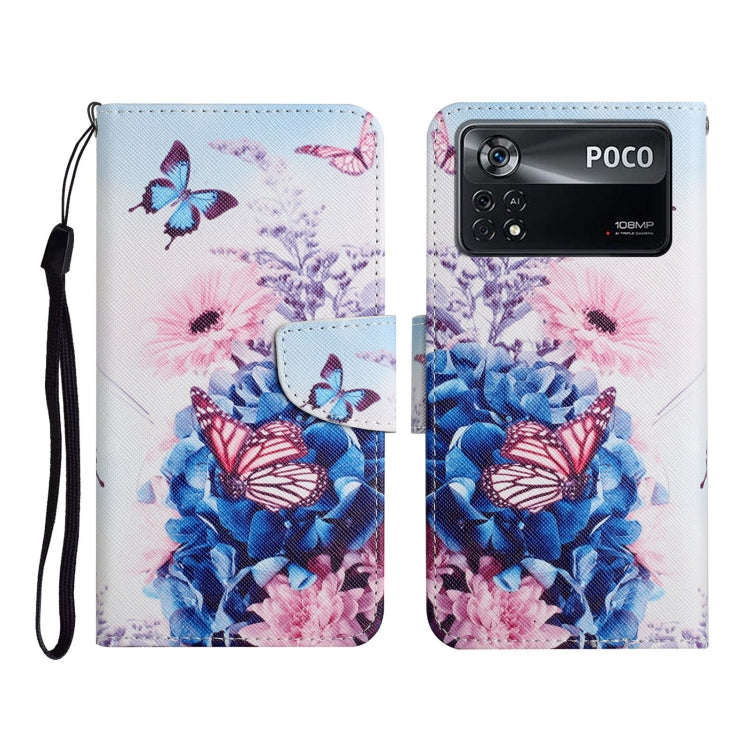 Colored Drawing Pattern Flip Leather Phone Case, For Xiaomi 12 Lite, For Xiaomi Poco X4 Pro 5G