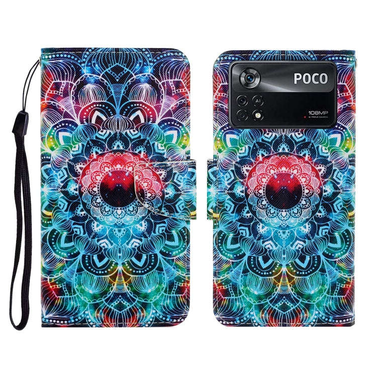 Colored Drawing Pattern Flip Leather Phone Case, For Xiaomi 12 Lite, For Xiaomi Poco X4 Pro 5G