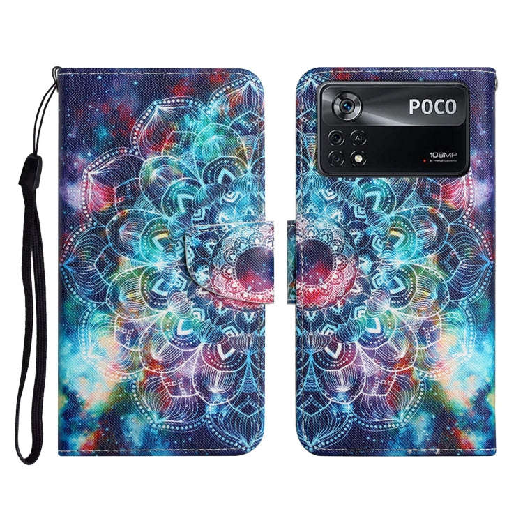 Colored Drawing Pattern Flip Leather Phone Case, For Xiaomi 12 Lite, For Xiaomi Poco X4 Pro 5G