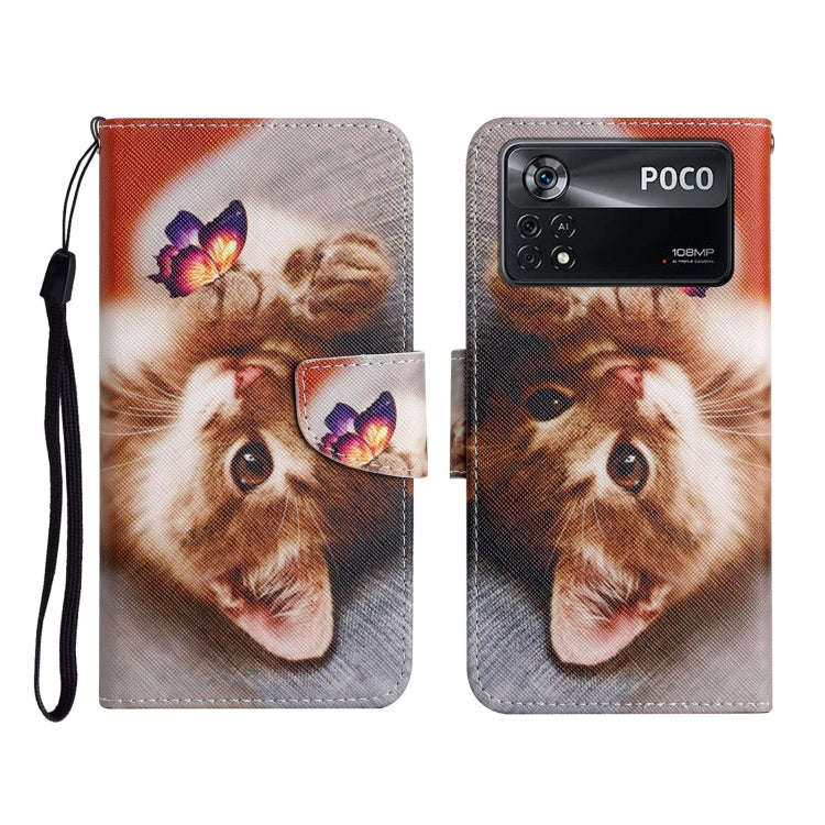 Colored Drawing Pattern Flip Leather Phone Case, For Xiaomi 12 Lite, For Xiaomi Poco X4 Pro 5G