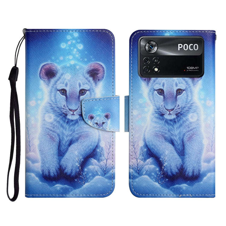 Colored Drawing Pattern Flip Leather Phone Case, For Xiaomi 12 Lite, For Xiaomi Poco X4 Pro 5G