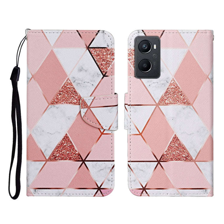 Colored Drawing Pattern Flip Leather Phone Case, For OPPO A96 4G / Realme 9i, For OPPO Find X5